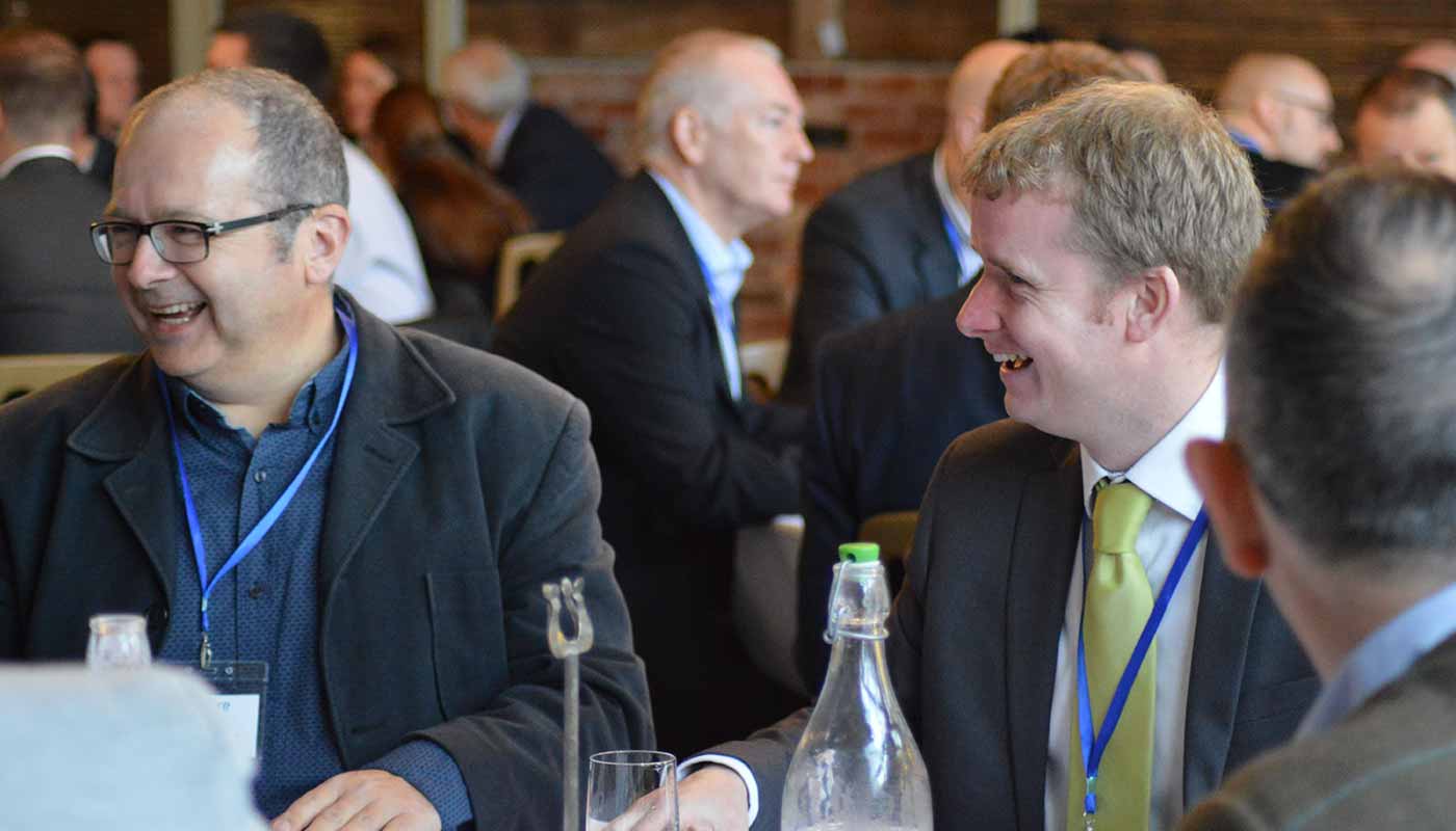 Business men at an Inspire networking event in the South West of England