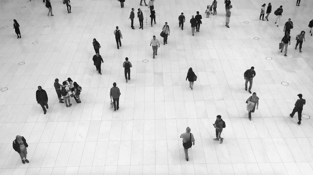 Train Station Black and white